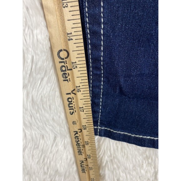 VGS Denim For All Time Women's Capri Jeans Size 12 Stretch Embellished Pockets - Picture 11 of 12